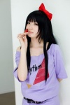 akiyama_mio cosplay dress hairbow k-on! tank_top yuuna rating:Safe score:0 user:nil!