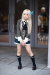 asae_ayato blazer blonde_hair blouse boku_wa_tomodachi_ga_sukunai cosplay hairbow kashiwazaki_sena pleated_skirt school_uniform skirt socks rating:Safe score:5 user:nil!