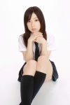 blouse kneesocks narumi_mika pleated_skirt school_uniform skirt tie ys_web_512 rating:Safe score:1 user:nil!