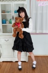 blouse hairbow jumper nishino_koharu socks stuffed_animal teddy_bear rating:Safe score:0 user:nil!