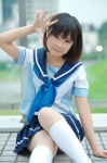 anegasaki_nene cosplay hiromichi kneesocks love_plus pantyhose pleated_skirt sailor_uniform school_uniform skirt rating:Safe score:0 user:nil!
