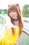 choker cosplay dress hair_pods hinanosuke neon_genesis_evangelion soryu_asuka_langley rating:Safe score:0 user:pixymisa