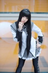 akemi_homura blouse cosplay hairband izumi_non pantyhose pleated_skirt puella_magi_madoka_magica skirt rating:Safe score:0 user:nil!