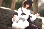 blouse hairband jumper shirayuki_himeno stuffed_animal teddy_bear rating:Safe score:2 user:nil!