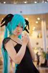 aqua_hair cosplay deep_sea_girl_(vocaloid) dress hair_ribbons hatsune_miku twintails vocaloid yuki_nano rating:Safe score:0 user:pixymisa