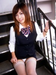 blouse costume miniskirt office_lady panties skirt thighhighs tsugihara_kana vest rating:Safe score:1 user:nil!