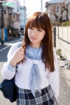 bookbag kimura_maho pleated_skirt sailor_uniform school_uniform skirt rating:Safe score:0 user:nil!