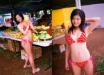 ai_(ii) bikini cleavage fruit naked_heart polka_dots side-tie_bikini swimsuit rating:Safe score:0 user:nil!