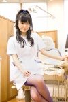 dress fishnet_stockings misty_292 nishimura_mizuho ponytail thighhighs zettai_ryouiki rating:Safe score:0 user:nil!