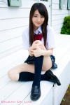 blouse bookbag kneesocks pleated_skirt sakurai_yurino school_uniform skirt rating:Safe score:0 user:nil!