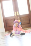 amatsuka_miyu cosplay dress hat patchouli_knowledge purple_hair robe thighhighs touhou rating:Safe score:0 user:nil!