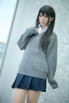 blouse cosplay harumiya_yun pantyhose pleated_skirt school_uniform sheer_legwear skirt sweater tagme_character tagme_series rating:Safe score:1 user:nil!