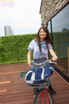 bicycle bookbag kneesocks nitou_misaki pleated_skirt sailor_uniform school_uniform skirt rating:Safe score:0 user:nil!