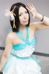 bracelet cosplay halter_top headdress hotori matsui_jurina_(cosplay) miniskirt ske48 skirt tiered_skirt rating:Safe score:0 user:pixymisa