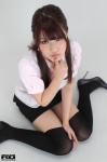 black_legwear blouse miniskirt pantyhose ponytail rq-star_606 sheer_legwear skirt thighhighs vest yuzaki_asuka zettai_ryouiki rating:Safe score:1 user:nil!