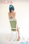 bikini cosplay hatsune_miku hoshino_chiari pantyhose swimsuit vocaloid rating:Safe score:2 user:sisca117