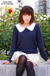 blouse chihane hairband miniskirt skirt sweater thighhighs zettai_ryouiki rating:Safe score:2 user:nil!