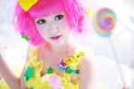 cosplay dress hairbow lollipop original pink_hair tsugihagi_mishin rating:Safe score:0 user:nil!