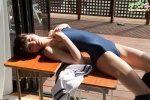 kneesocks one-piece_swimsuit shiina_yuuri swimsuit rating:Safe score:2 user:nil!