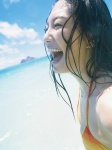 beach bikini_top ocean swimsuit wet yabuki_haruna rating:Safe score:1 user:nil!