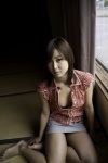 barefoot blouse cleavage miniskirt open_clothes skirt yashiro_minase rating:Safe score:1 user:nil!
