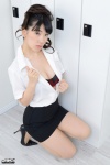 4k-star_326 blouse bra cleavage hair_bun miniskirt open_clothes pantyhose sheer_legwear skirt suzukawa_rin rating:Safe score:0 user:nil!