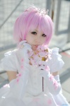 asakura_irori cosplay dress elbow_gloves gloves original pink_hair tiara rating:Safe score:1 user:nil!
