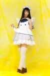 apron cosplay costume dress hairband lenfried lenfriedom!_type_d maid maid_uniform pangya thighhighs zettai_ryouiki rating:Safe score:0 user:nil!