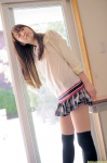 blouse dgc_0976 pleated_skirt school_uniform skirt sweater_vest tanaka_natsuko thighhighs zettai_ryouiki rating:Safe score:0 user:nil!