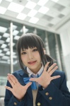 asae_ayato blouse bowtie cosplay kokoro_connect nagase_iori ponytail sweater rating:Safe score:0 user:pixymisa