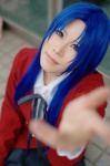 blazer blouse blue_hair cosplay fujihisa kawashima_ami pleated_skirt school_uniform skirt toradora! rating:Safe score:1 user:nil!
