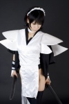 apron bodysuit cosplay cosplaytion_-_katsuragi_ebino hairband iroha_(samurai_spirits) katsuragi_ebino kimono knives leggings maid maid_uniform samurai_spirits rating:Safe score:1 user:nil!