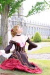 beatrice braid choker cosplay gown orange_hair saku umineko_no_naku_koro_ni rating:Safe score:0 user:nil!