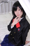 another blazer blouse bowtie cosplay heterochromia misaki_mei natsuki_(iii) pleated_skirt skirt rating:Safe score:0 user:pixymisa