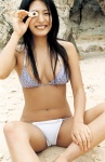 beach bikini cleavage kawamura_yukie seashell swimsuit rating:Safe score:0 user:nil!