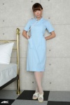 4k-star_243 bed dress hairbun momoyui nurse nurse_uniform pantyhose stethoscope white_legwear rating:Safe score:0 user:nil!