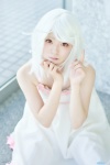 bakemonogatari cosplay dress sengoku_nadeko white_hair yachika rating:Safe score:0 user:nil!
