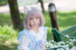 animal_ears blouse cat_ears cosplay enako jumper little_tea_party original pink_hair rating:Safe score:0 user:nil!