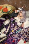 cosplay kamui_gakupo kimono knife_(vocaloid) mask purple_hair sheath tasha rating:Safe score:2 user:pulsr