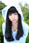 akirabbit animal_ears bunny_ears collar cosplay dress hooded_dress itsuki_akira original rating:Safe score:0 user:nil!