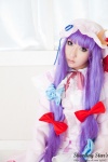 cosplay dress hat patchouli_knowledge purple_hair robe saku sweet_garden touhou rating:Safe score:0 user:nil!