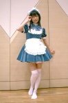 apron candy_fruit_optical cosplay glasses maid maid_uniform noichigo_milk thighhighs rating:Safe score:2 user:Log
