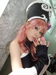 cosplay dakki fingerless_elbow_gloves houshin_engi pink_hair silly_hat takizawa_kazuya rating:Safe score:0 user:nil!