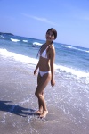 beach bikini cleavage ocean swimsuit twin_braids wet yabuki_haruna rating:Safe score:1 user:nil!
