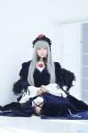arika_miu blouse boots cosplay hairband rozen_maiden silver_hair skirt suigintou wings rating:Safe score:1 user:nil!