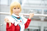 apron blonde_hair chippi cosplay erstin_ho maid maid_uniform my-otome school_uniform rating:Safe score:0 user:nil!