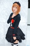 blouse cosplay hagiwara_yukiho hairband idolmaster miniskirt orange_hair skirt thighhighs yae_maiko zettai_ryouiki rating:Safe score:1 user:nil!