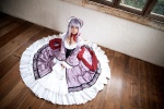 atelier_(series) atelier_totori cosplay gown hairband pamela_ibiss purple_hair shirayuki_himeno rating:Safe score:0 user:nil!