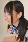 hamada_yuri sailor_uniform school_uniform shirt_lift twintails rating:Safe score:1 user:nil!