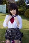 blouse bookbag costume kawamura_yumi kneesocks pleated_skirt school_uniform skirt rating:Safe score:0 user:nil!